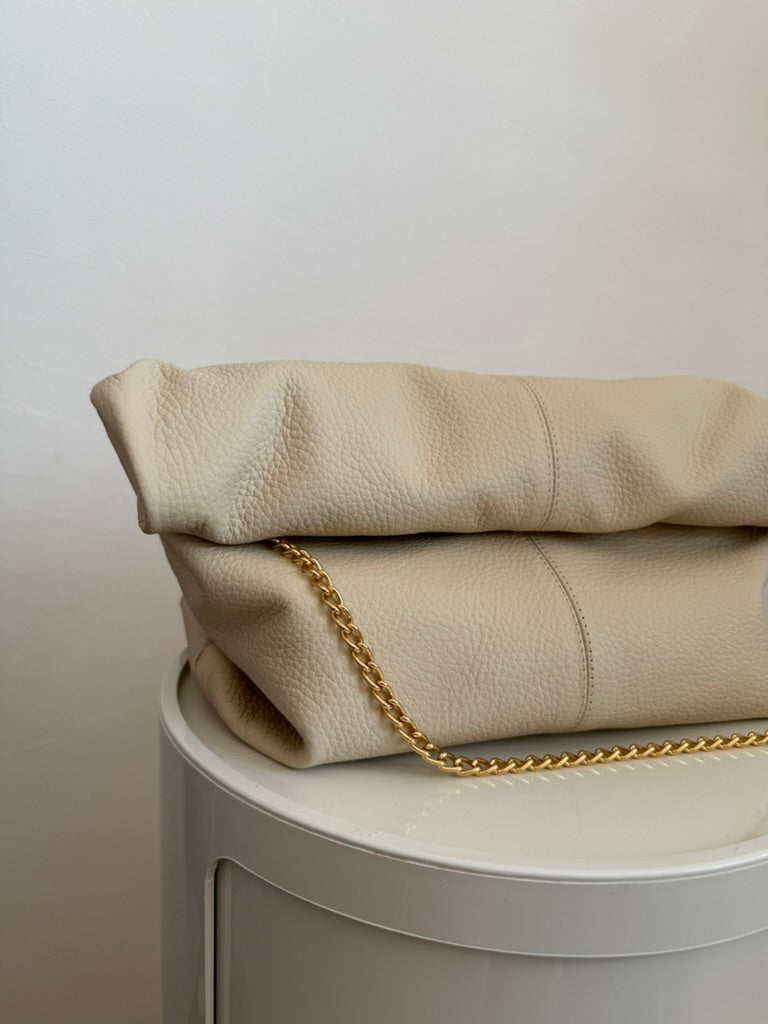 Clutch bag - ivory beige