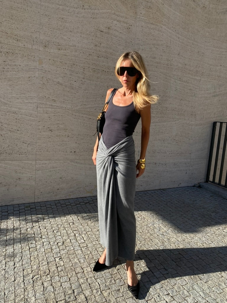 Sukně New York - světle šedá