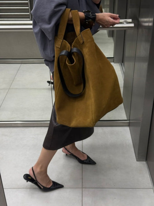 Shopper bag - mustard