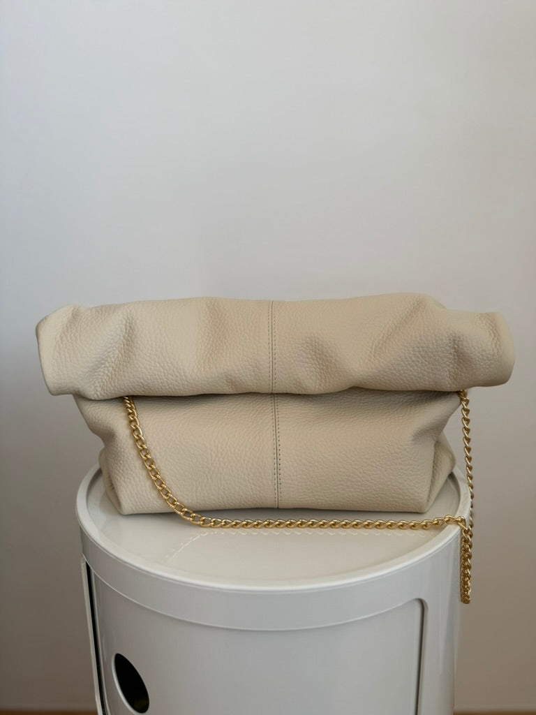 Clutch bag - ivory beige
