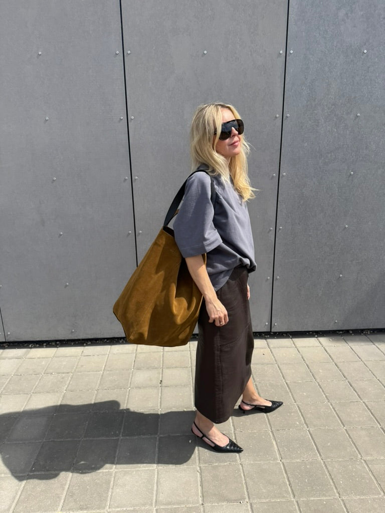 Shopper bag - mustard