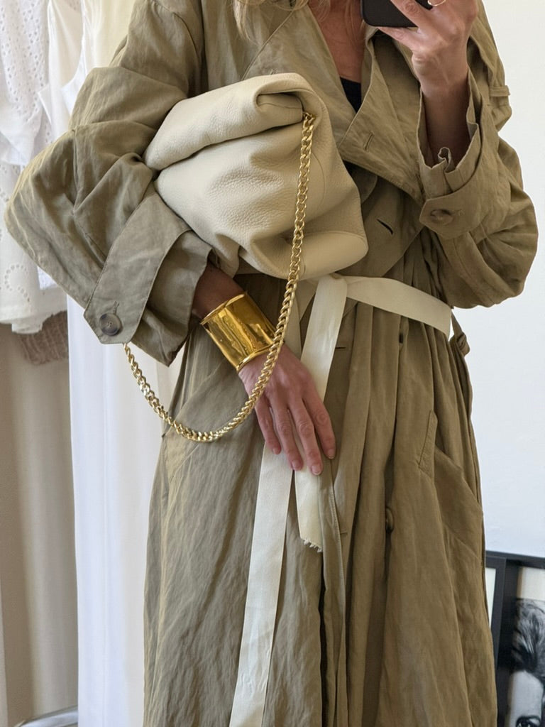 Clutch bag - ivory beige
